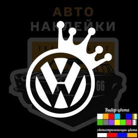 Наклейка фольксваген KING