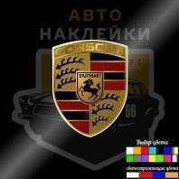 Наклейка логотип Порше
