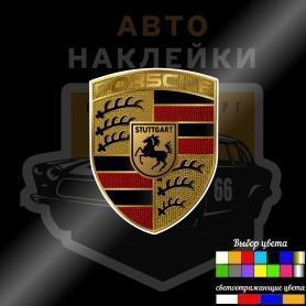 Наклейка логотип Порше