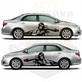 Снайперша на всю бочину