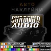 Наклейка Sundown audio