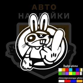 Наклейка заяц