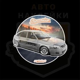 Наклейка Лада Приора 
