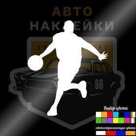 Наклейка баскетболист Джордан Майкл